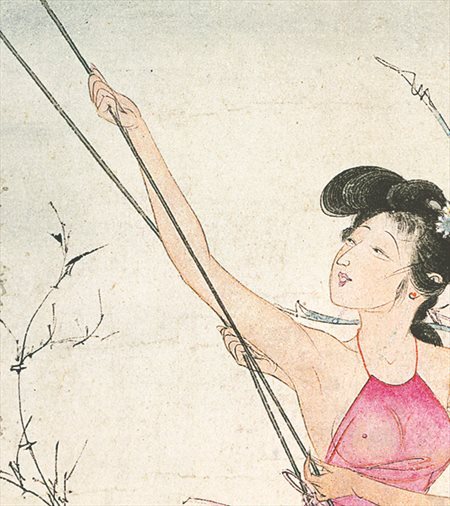 郁南-胡也佛的仕女画和最知名的金瓶梅秘戏图